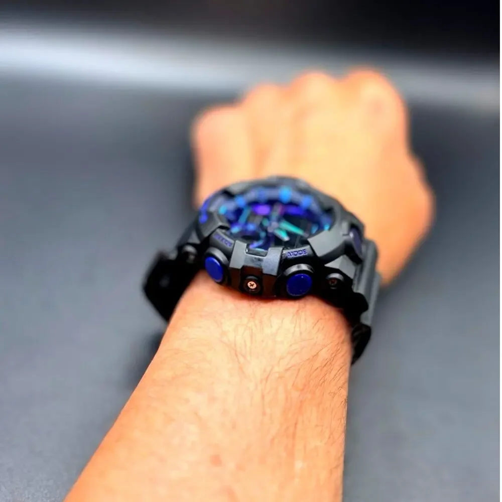 Casio G-Shock GA700VB-1A Virtual Blue Analog Digital Men’s Watch